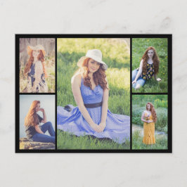 Erstellen Sie Ihre eigene 5-FotoCollage Postkarte