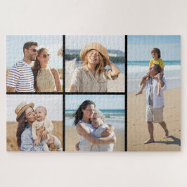 Erstellen Sie Ihre eigene 5-FotoCollage Puzzle