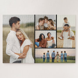 Erstellen Sie Ihre eigene 5-FotoCollage Puzzle
