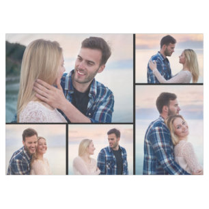 Erstellen Sie Ihre eigene 5-FotoCollage Tischdecke