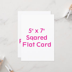 Erstellen Sie Ihre eigene 5" x 7" Flachkarte im Qu
