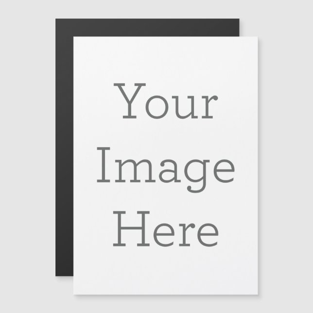 12,7 cm x 17,78 cm Magnetkarte (Vorne/Hinten)