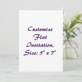 Erstellen Sie Ihre eigene 5" x 7" Hochzeitseinladu Einladung