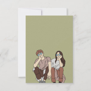 Erstellen Sie Ihre eigene 5" x 7" Hochzeitseinladu Einladung