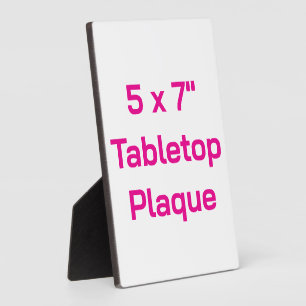 Erstellen Sie Ihre eigene 5 x 7" Tischplakette Fotoplatte