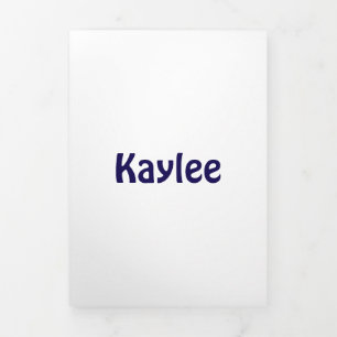 Erstellen Sie Ihre eigene 5" x 7" Trifold-Letter-F Dreifach Gefaltete Karte