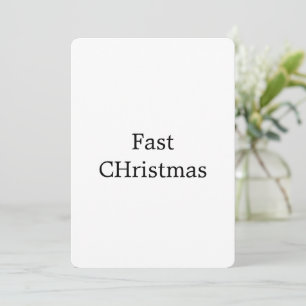 Erstellen Sie Ihre eigene 5" x 7" Weihnachts-Stand Feiertagskarte