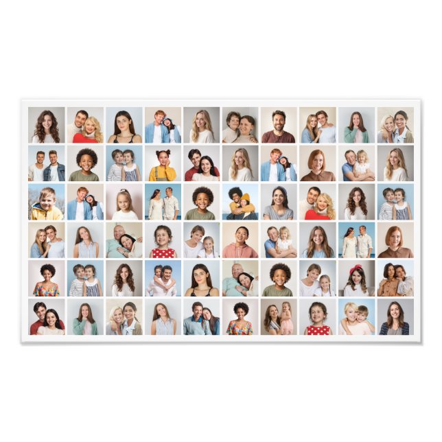 Erstellen Sie Ihre eigene 60 Foto Collage Foto Erw (Vorne)