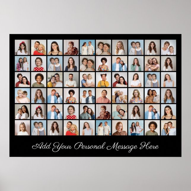 Erstellen Sie Ihre eigene 60-Foto-Collage Poster (Vorne)