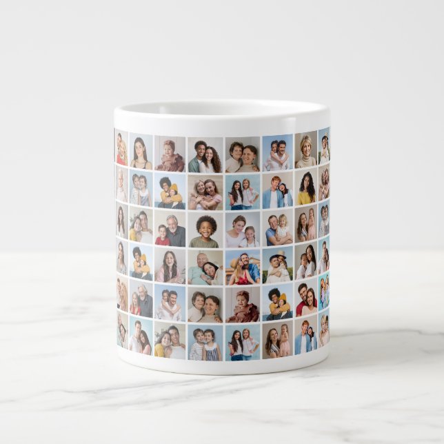 Erstellen Sie Ihre eigene 60-FotoCollage Jumbo-Tasse (Vorderseite)