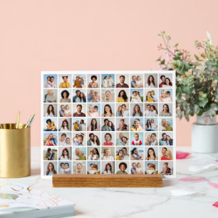 Erstellen Sie Ihre eigene 63 FotoCollage Acrylschild