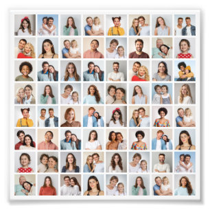 Erstellen Sie Ihre eigene 64 Foto Collage Foto Erw
