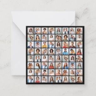 Erstellen Sie Ihre eigene 64-Foto-Collage Mitteilungskarte