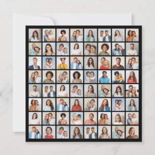 Erstellen Sie Ihre eigene 64 FotoCollage Einladung