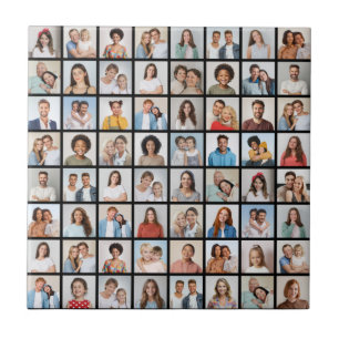 Erstellen Sie Ihre eigene 64 FotoCollage Fliese