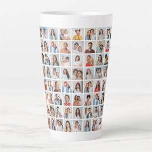 Erstellen Sie Ihre eigene 64 FotoCollage Milchtasse