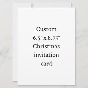 Erstellen Sie Ihre eigene 6,5" x 8,75" Weihnachtsk Einladung