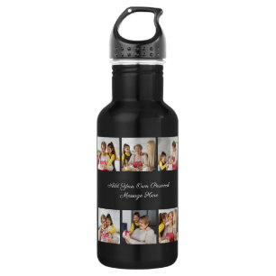 Erstellen Sie Ihre eigene 6-Foto-Collage Hinzufüge Edelstahlflasche