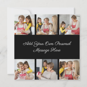 Erstellen Sie Ihre eigene 6-Foto-Collage Hinzufüge Einladung