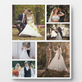 Erstellen Sie Ihre eigene 6-Foto-Hochzeitskollekti Fotoplatte