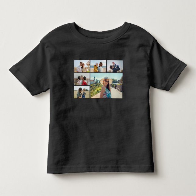 Erstellen Sie Ihre eigene 6 FotoCollage Kleinkind T-shirt (Vorderseite)