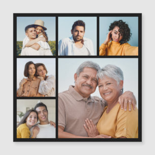 Erstellen Sie Ihre eigene 6 Fotocollage Magnetkart Magnetkarte