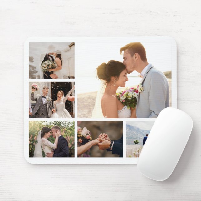 Erstellen Sie Ihre eigene 6 FotoCollage Mousepad (Mit Mouse)
