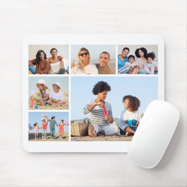 Erstellen Sie Ihre eigene 6 FotoCollage Mousepad (Mit Mouse)