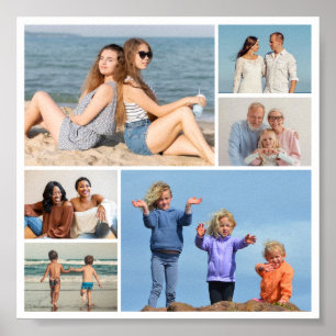 Erstellen Sie Ihre eigene 6 FotoCollage Poster