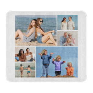 Erstellen Sie Ihre eigene 6 FotoCollage Schneidebrett