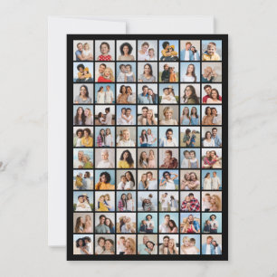 Erstellen Sie Ihre eigene 70-Foto-Collage Einladung