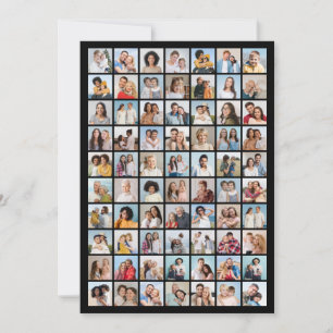 Erstellen Sie Ihre eigene 70-Foto-Collage Einladung