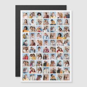 Erstellen Sie Ihre eigene 70-Foto-Collage-Magnetka Magnetkarte