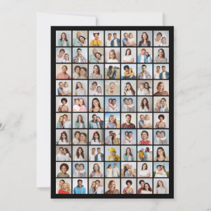 Erstellen Sie Ihre eigene 70-Foto-Collage Mitteilungskarte