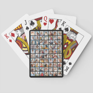 Erstellen Sie Ihre eigene 70-Foto-Collage Spielkarten
