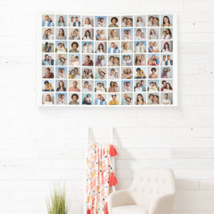 Erstellen Sie Ihre eigene 70 FotoCollage Banner