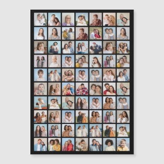 Erstellen Sie Ihre eigene 70 Fotocollage Magnetkar Magnetkarte