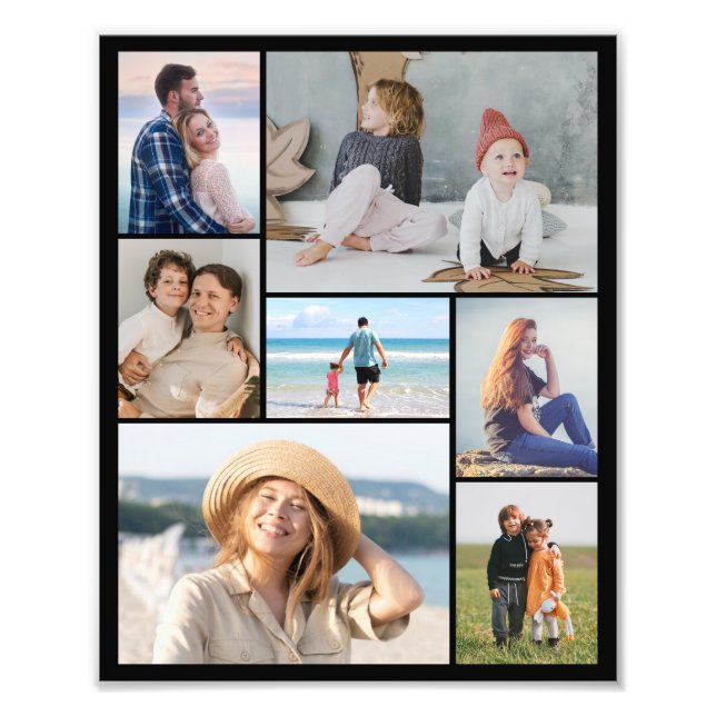Erstellen Sie Ihre eigene 7 Foto Collage Foto Erwe (Vorne)