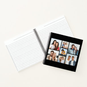 Erstellen Sie Ihre eigene 7-Foto-Collage Notizbuch