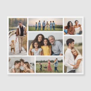 Erstellen Sie Ihre eigene 7 FotoCollage Magnetkarte
