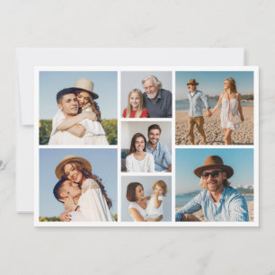 Erstellen Sie Ihre eigene 7 FotoCollage Mitteilungskarte