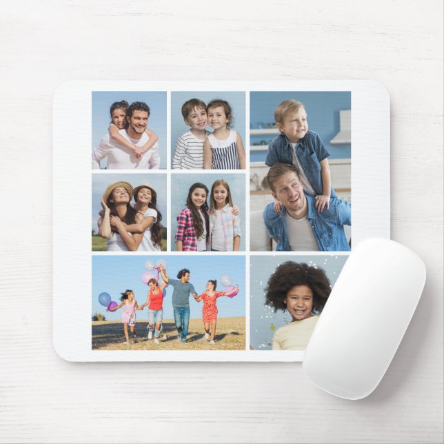 Erstellen Sie Ihre eigene 7 FotoCollage Mousepad (Mit Mouse)