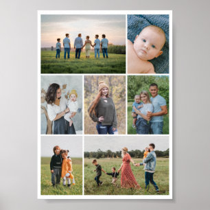 Erstellen Sie Ihre eigene 7 FotoCollage Poster