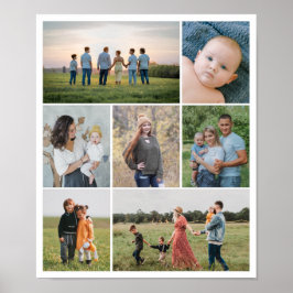 Erstellen Sie Ihre eigene 7 FotoCollage Poster