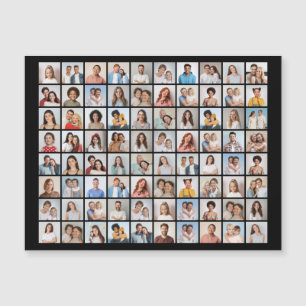 Erstellen Sie Ihre eigene 80 Fotocollage Magnetkar Magnetkarte