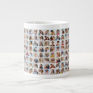 Erstellen Sie Ihre eigene 88-Foto-Collage Jumbo-Tasse