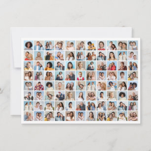 Erstellen Sie Ihre eigene 88-Foto-Collage Mitteilungskarte