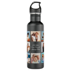 Erstellen Sie Ihre eigene 8-Foto-Collage Hinzufüge Edelstahlflasche