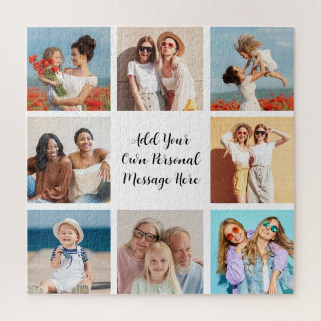 Erstellen Sie Ihre eigene 8-Foto-Collage Hinzufüge Puzzle (Vertikal)