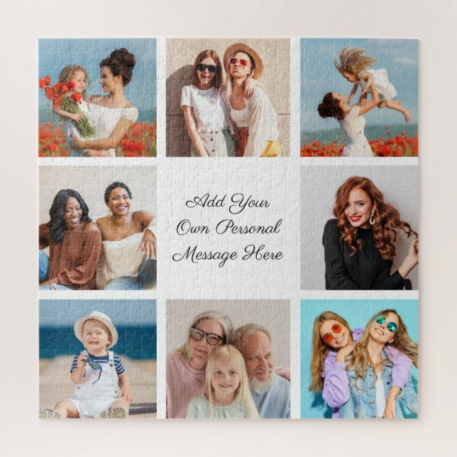 Erstellen Sie Ihre eigene 8-Foto-Collage Hinzufüge Puzzle (Vertikal)